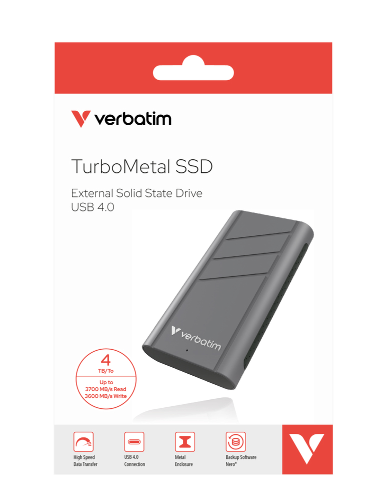 Verbatim TurboMetal SSD USB4